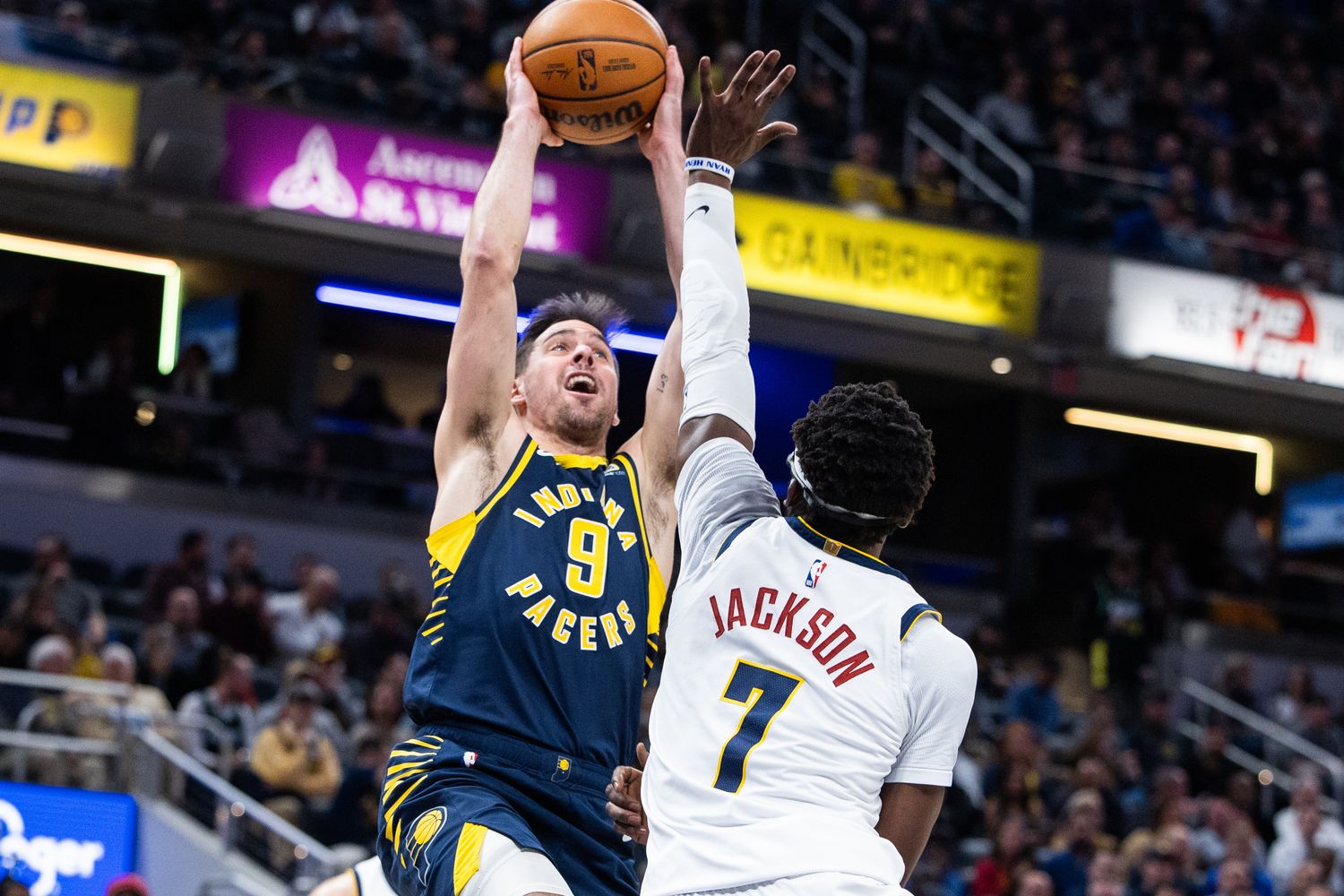 Indiana Pacers guard T.J. McConnell Denver Nuggets